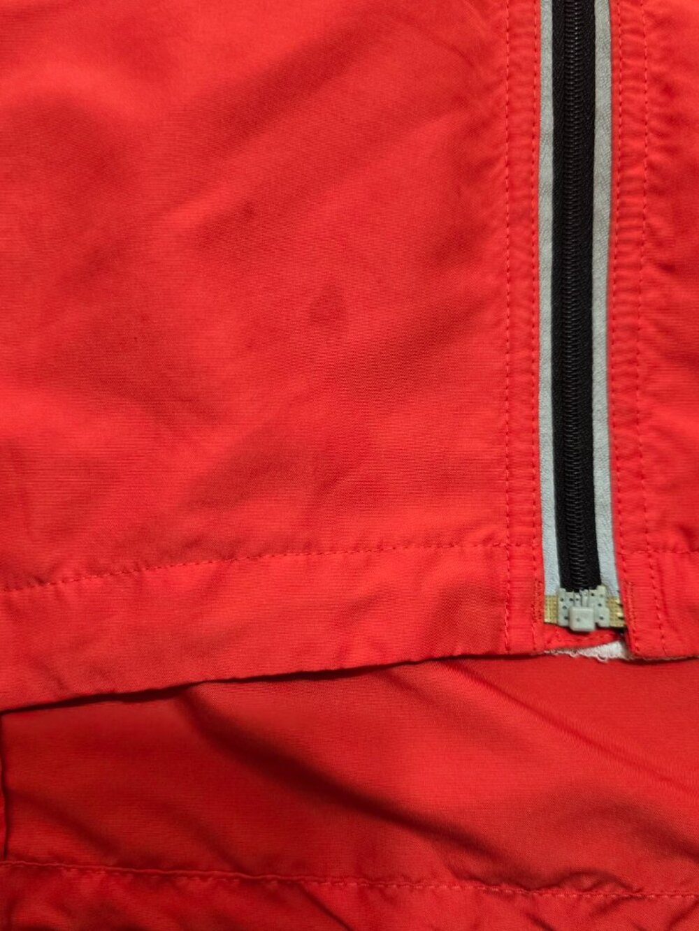 Descente Men’s 2‑in‑1 Jacket Vest Red Zip‑Off Sleeves Mesh Lined Athletic - Picture 4 of 15